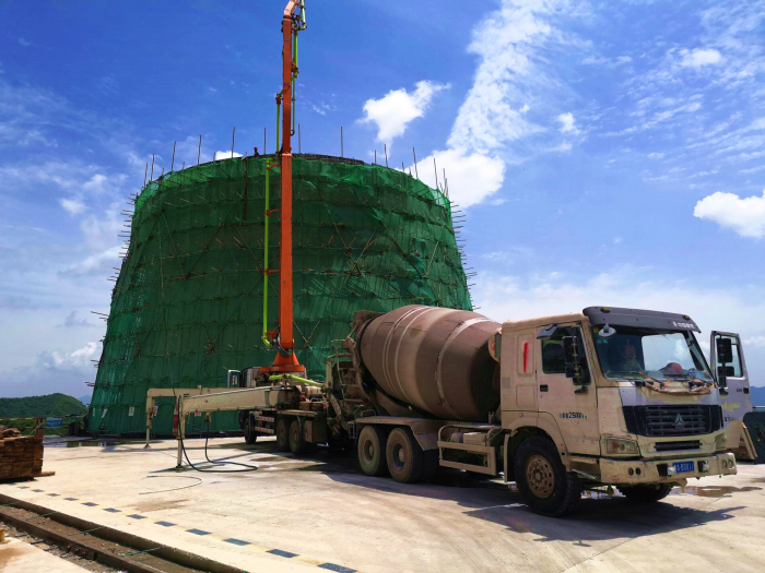 中电建第一分局：丰宁电站6号引水调压井衬砌混凝土浇筑完成