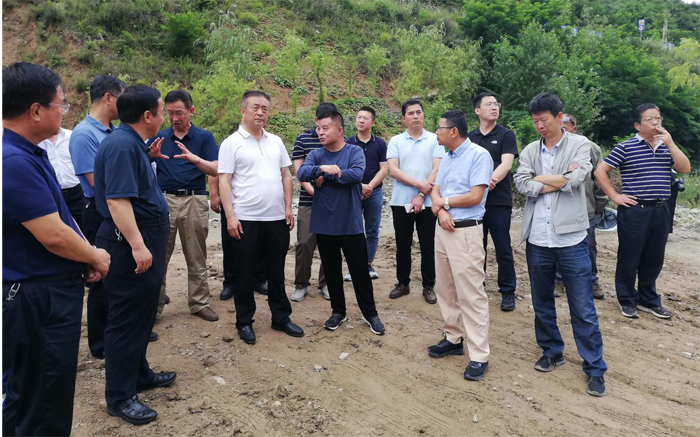 中电建第一分局：天水市委秘书长蒋晓强到曲溪项目调研